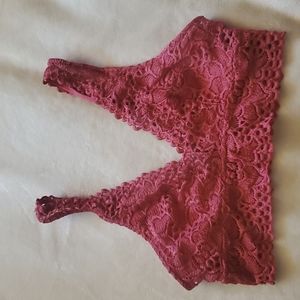 HOT PINK Aerie Bralette XS